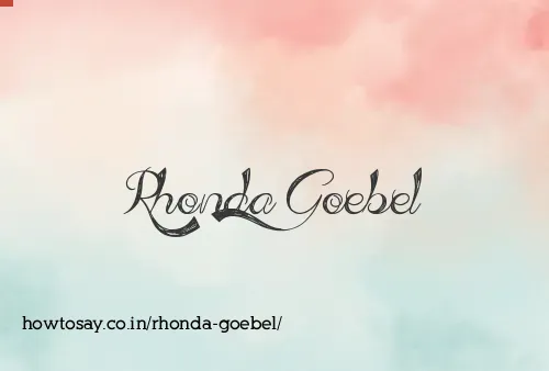 Rhonda Goebel