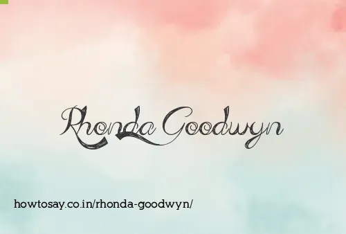 Rhonda Goodwyn