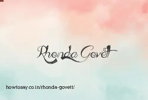 Rhonda Govett