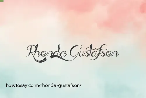 Rhonda Gustafson