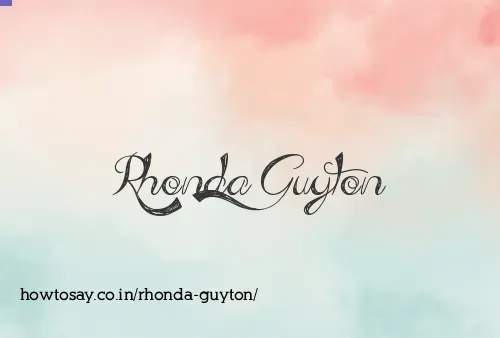 Rhonda Guyton