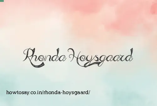 Rhonda Hoysgaard