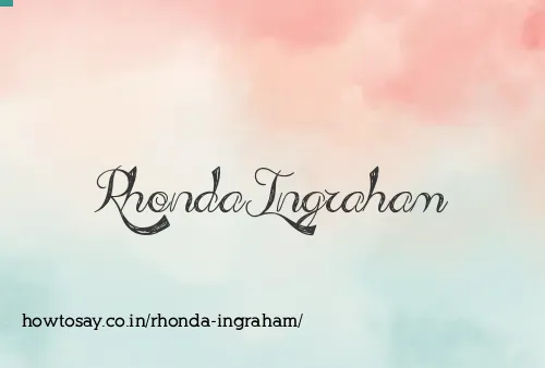 Rhonda Ingraham
