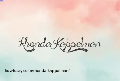 Rhonda Kappelman