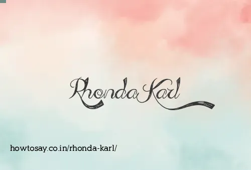 Rhonda Karl