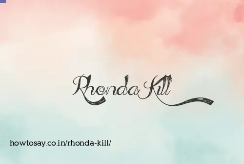 Rhonda Kill
