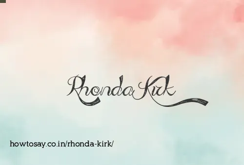 Rhonda Kirk