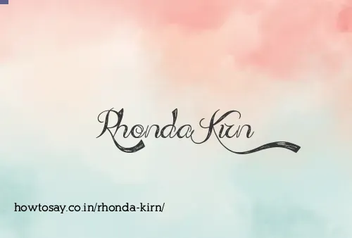 Rhonda Kirn
