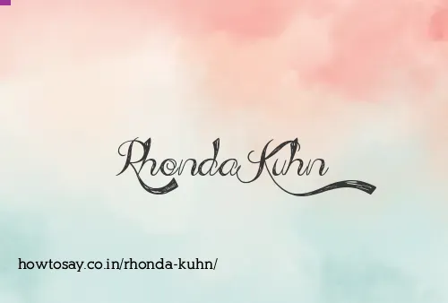 Rhonda Kuhn