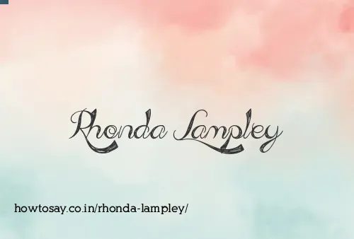 Rhonda Lampley