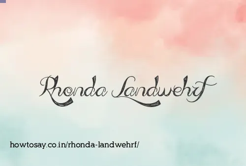 Rhonda Landwehrf