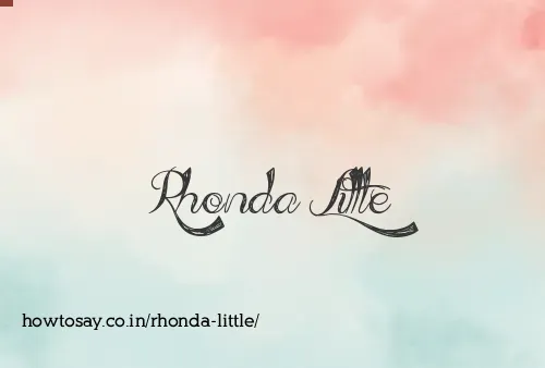 Rhonda Little