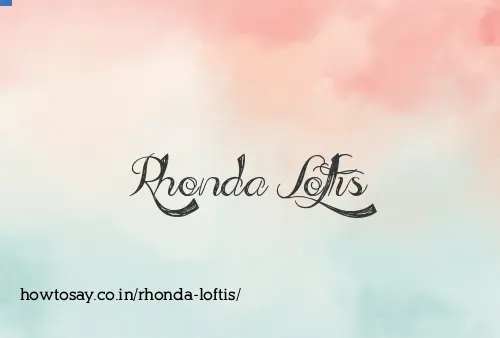 Rhonda Loftis