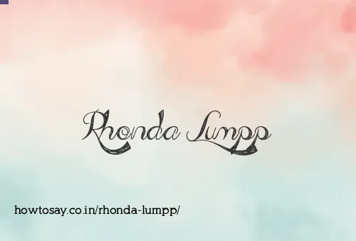 Rhonda Lumpp