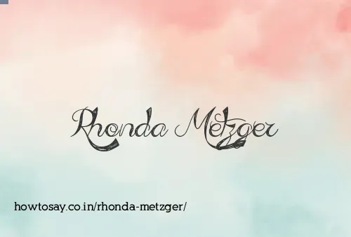 Rhonda Metzger