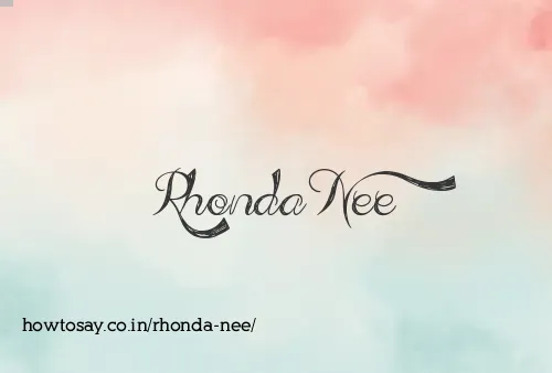 Rhonda Nee