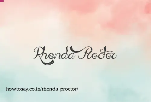 Rhonda Proctor