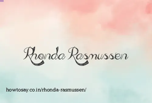 Rhonda Rasmussen