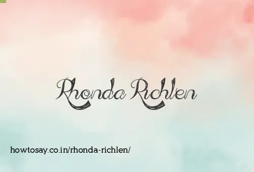 Rhonda Richlen