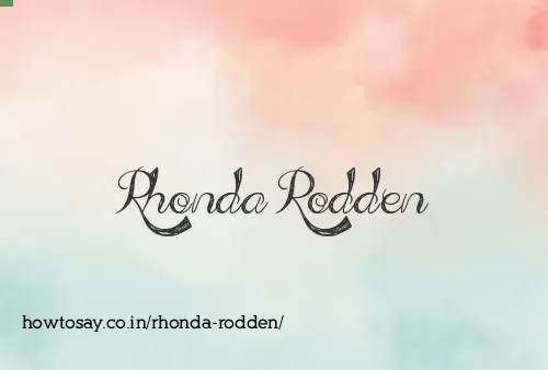 Rhonda Rodden