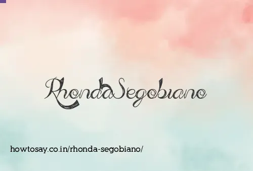 Rhonda Segobiano