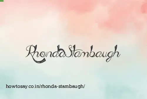 Rhonda Stambaugh