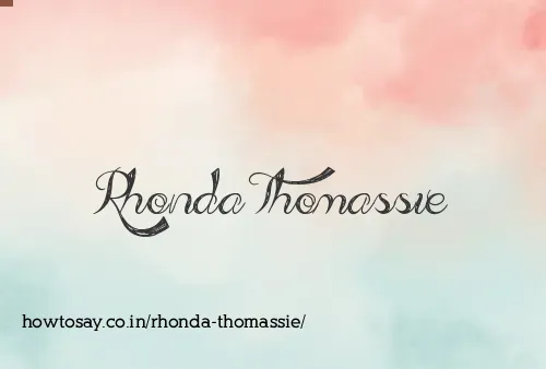 Rhonda Thomassie