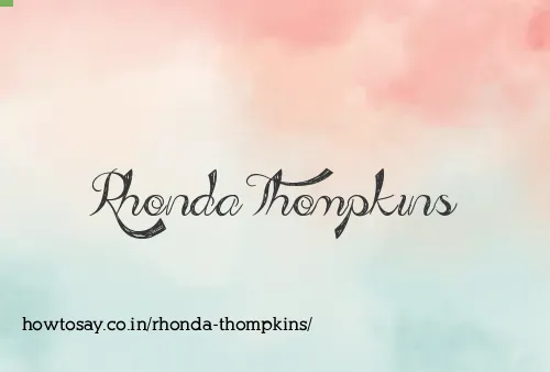 Rhonda Thompkins