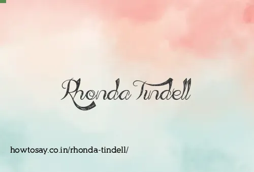 Rhonda Tindell