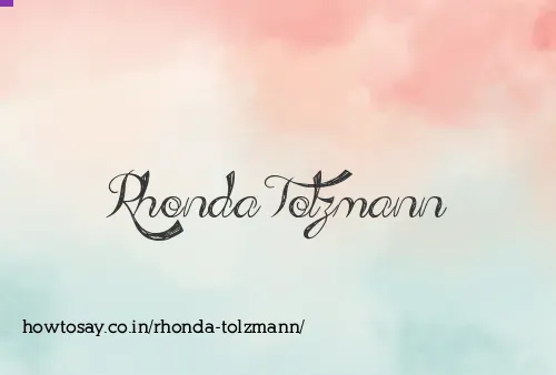 Rhonda Tolzmann