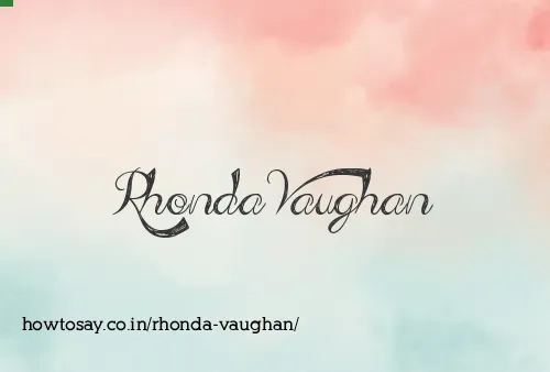 Rhonda Vaughan