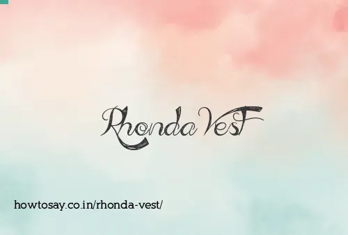Rhonda Vest
