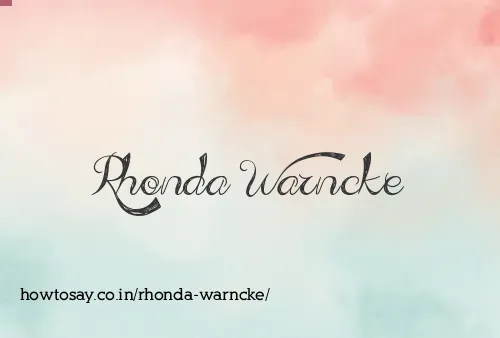 Rhonda Warncke