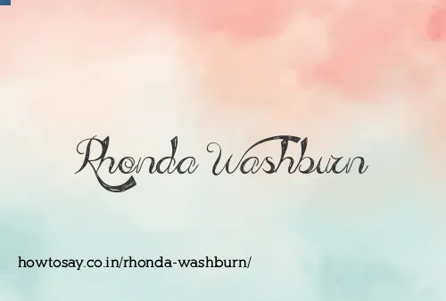 Rhonda Washburn