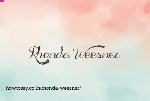 Rhonda Weesner