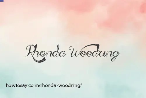 Rhonda Woodring