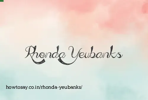 Rhonda Yeubanks