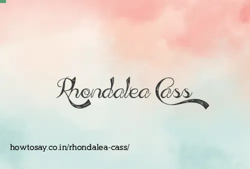 Rhondalea Cass