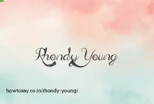 Rhondy Young