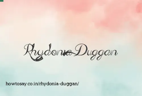 Rhydonia Duggan