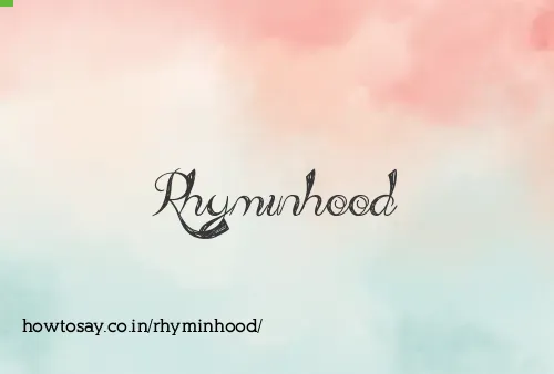 Rhyminhood