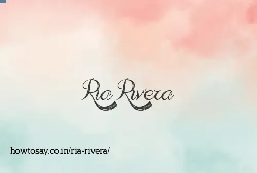 Ria Rivera