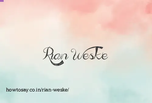 Rian Weske