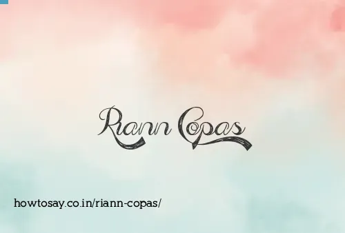 Riann Copas