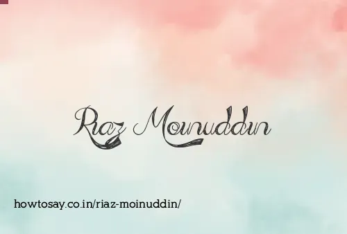 Riaz Moinuddin