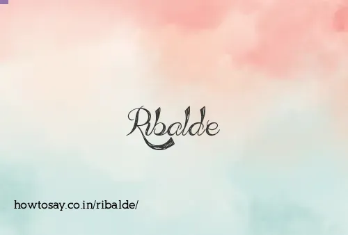 Ribalde