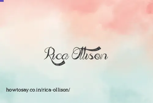 Rica Ollison