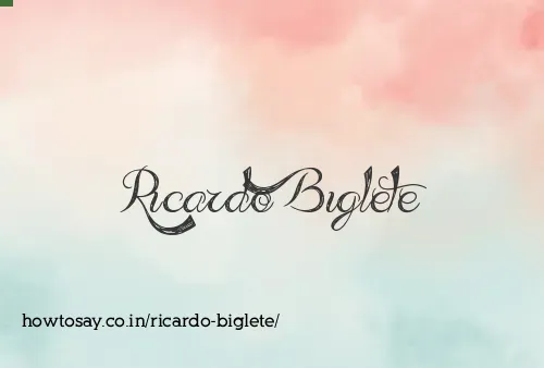 Ricardo Biglete