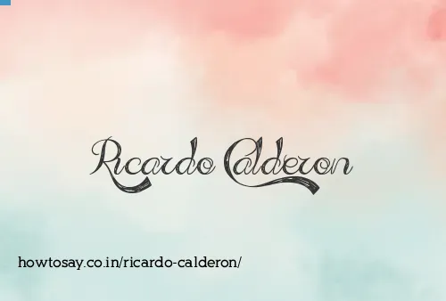 Ricardo Calderon