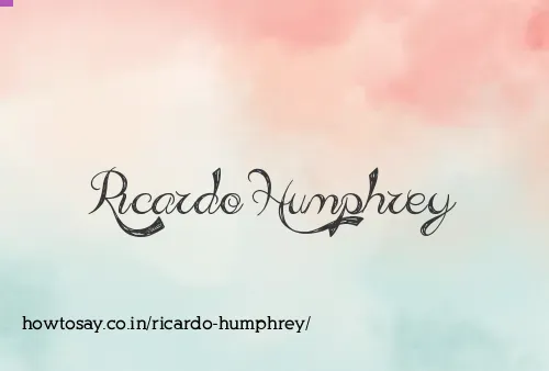 Ricardo Humphrey